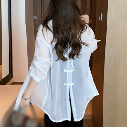 2024Summer New Stylish Sunscreen Chiffon Shirt ✨Buy 2pcs with free shipping✨