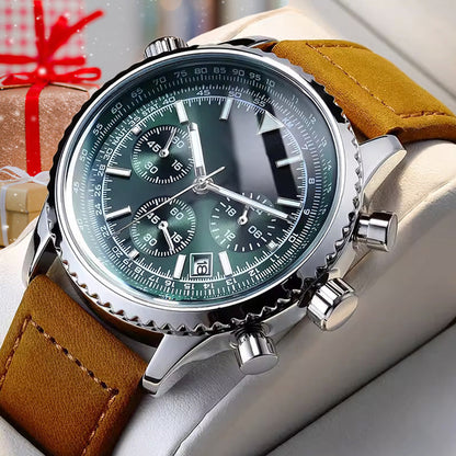 🔥（Best seller） Men's Multifunction Chronograph Waterproof Date Analog Quartz Watch