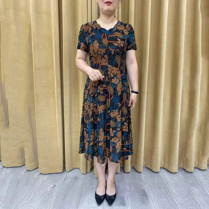 Women's Graceful Floral Printed Dress